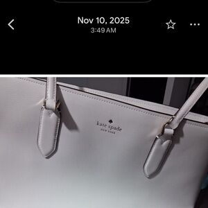 Kate Spade Classic White Tote